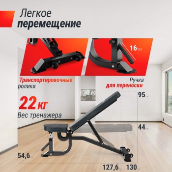 ������ ������� ������������ UNIX Fit Bench 200R - Vasil-Gym